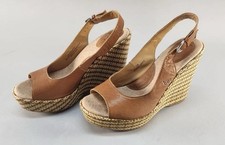 Zeppe in pelle Born Concept taglia 7 usate in ottime condizioni estive casual matrimonio chiesa classiche