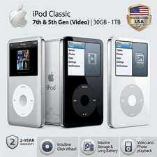 New Sealed iPod Classic 5th 6th 7th 30GB 60GB...