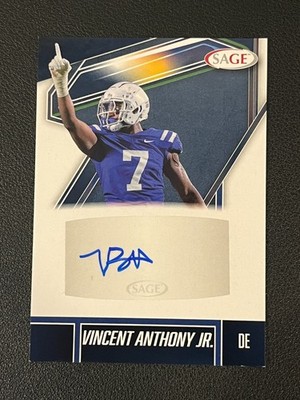 Vincent Anthony Jr 2025 SAGE Auto A-VA Duke 