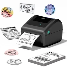 Phomemo 4x6 Wireless Shipping Label Printer Bluetooth Thermal Label Printer Lot