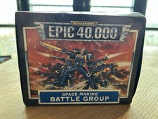 Warhammer Epic 40,000 Space Marine Battle Group With Box. Vintage 1997