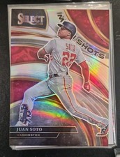 2022 Panini Select Baseball Juan Soto Moon Shots SILVER PRIZM Nationals #MS18