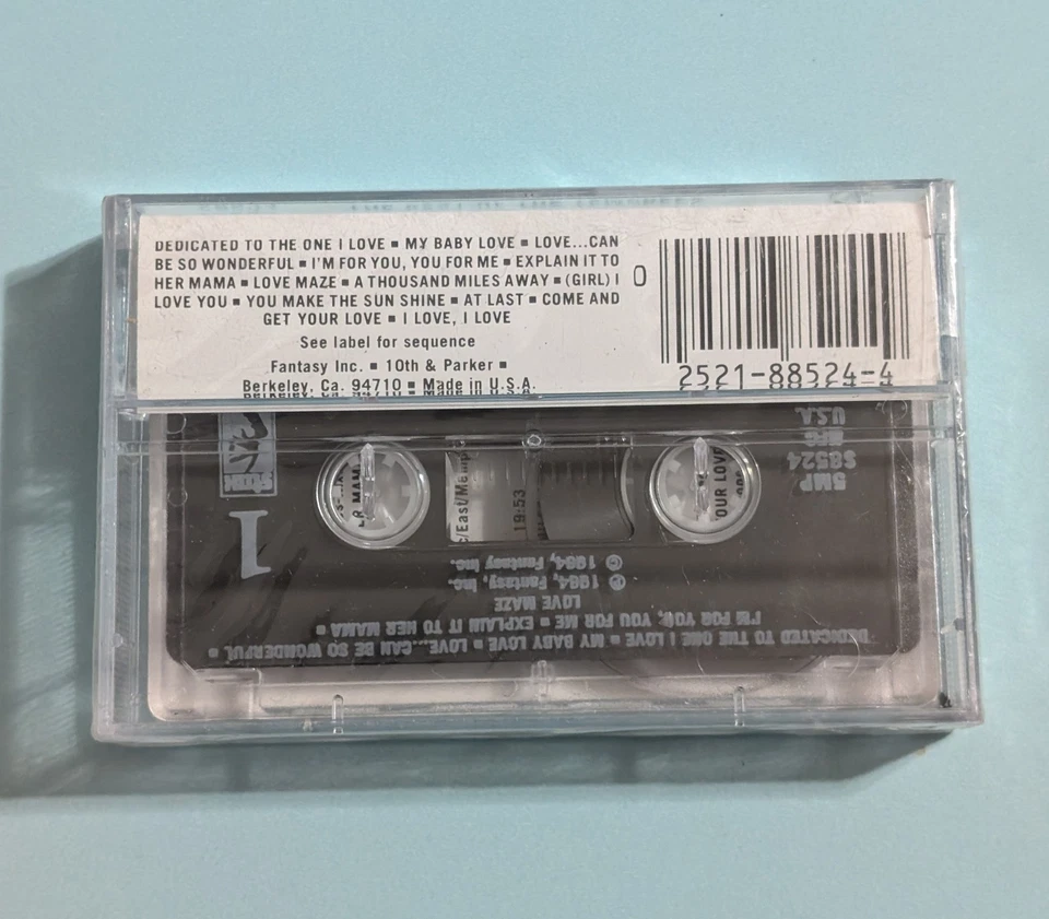 The Best Of The Temprees (1984 Cassette) Stax Soul Trio - 5MP S8524 - Sealed - Image 2 of 4