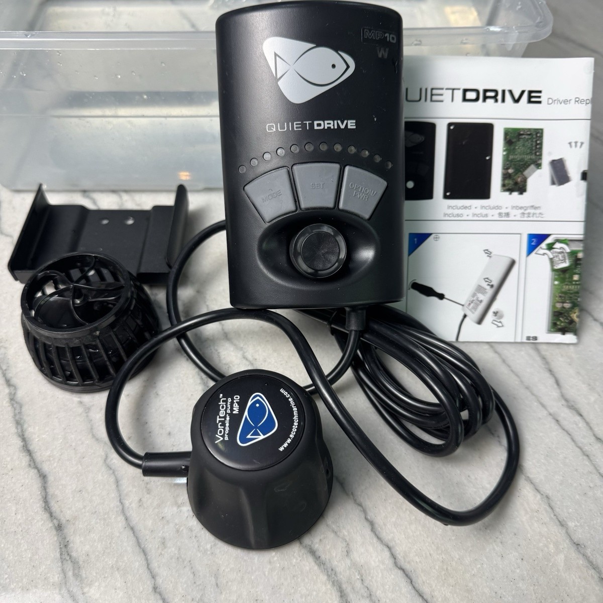 Ecotech Marine VorTech MP10 QD Pump w/NEW DRY SIDE, Silent Ecotech Marine VorTech MP10 QD Pump w/NEW DRY SIDE, Silent
