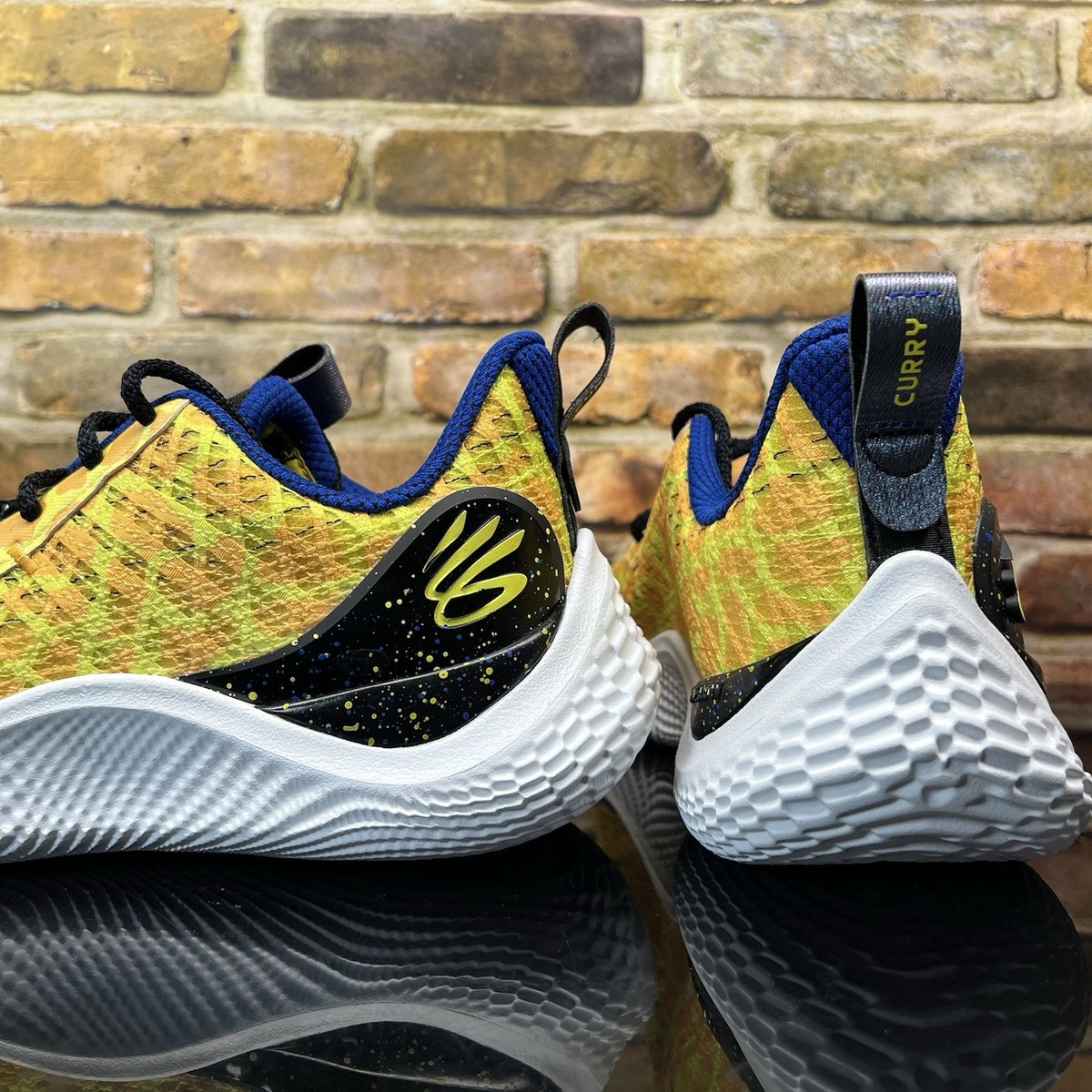 Under Armour Curry Flow 10 Mens Size 12 Bang Bang Golden State