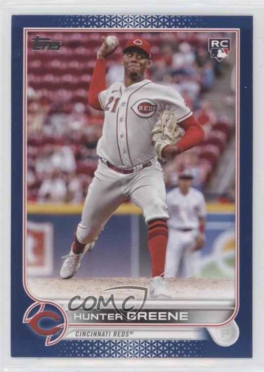 2022 Topps Update Royal Blue Hunter Greene #US160 0qd4