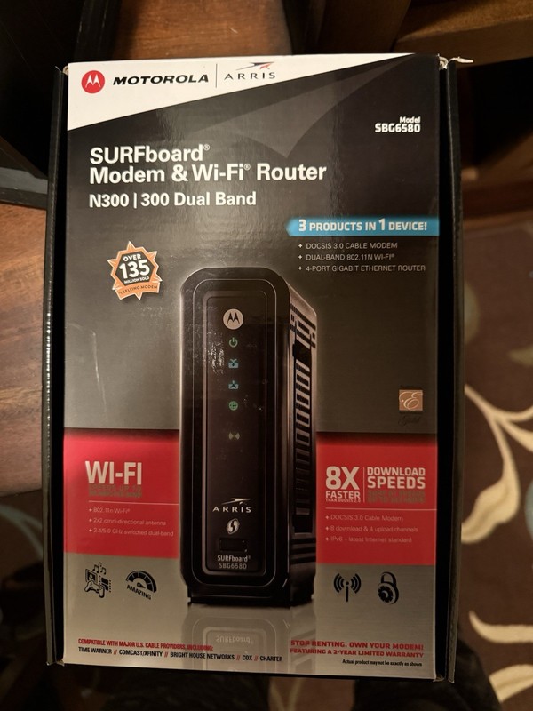 Motorola SURFboard eXtreme (SBG6580) Open in Box Router Modem