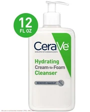 Cerave Cleanser Hydrating Cream-to-Foam 12 oz