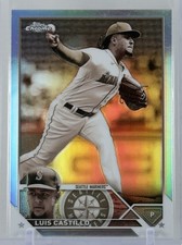 Luis Castillo 2023 Topps Chrome #13 Sepia Refractor Seattle Mariners MLB