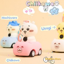 Chiikawa Hachiware Usagi Keychain Doll Car Toys Pull-back Vehicle Creative Gift
