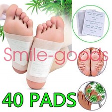 40PCS Detox Foot Pads Patch Detoxify Toxins Fit Health Care Pad Cleanse Health