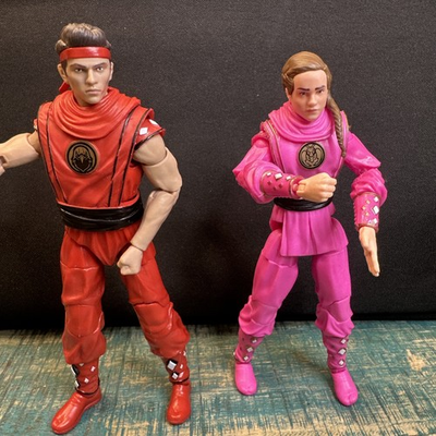 #ad #ad Power Rangers x Cobra Kai Red Eagle fang Miyagi do 6quot; Figure $22.00