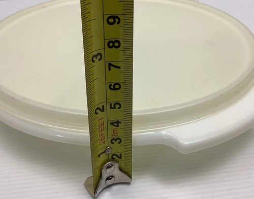 Tupperware Divided Serving Tray w Clear Seal Lid & Handle Vintage White Suzette - Picture 22 of 24
