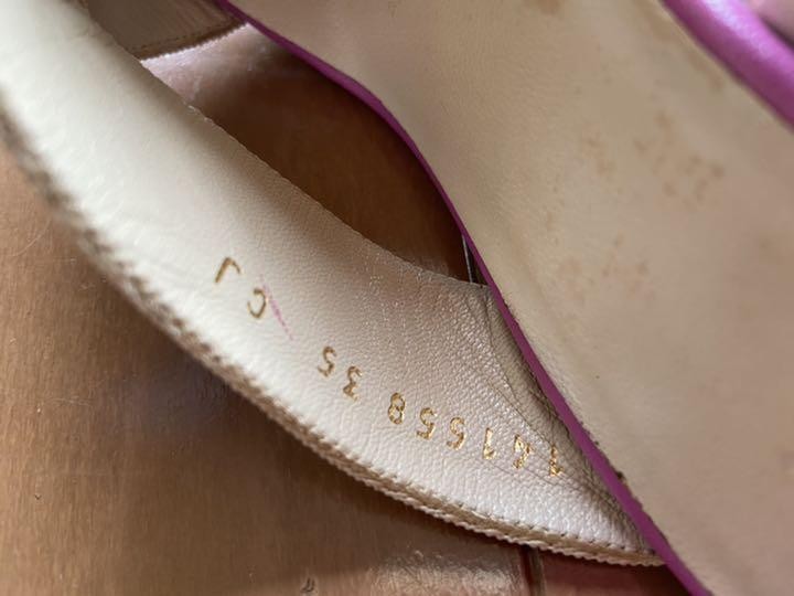 Gucci Mules Heels White Purple Leather Size 35 US About 5 For Women thumbnail 13