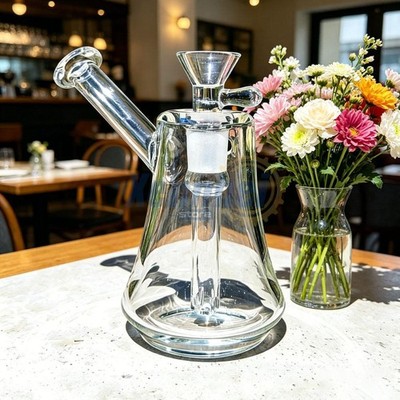 5.5'' Thick Hammer Glass Bubbler Bong Carb Hole Premium Quality Water Pipe Hookah