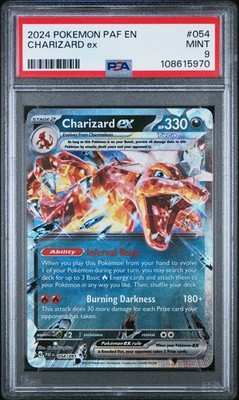CHARIZARD EX #054 PSA 9 • 2024 POKEMON PAF EN-PALDEAN FATES | eBay