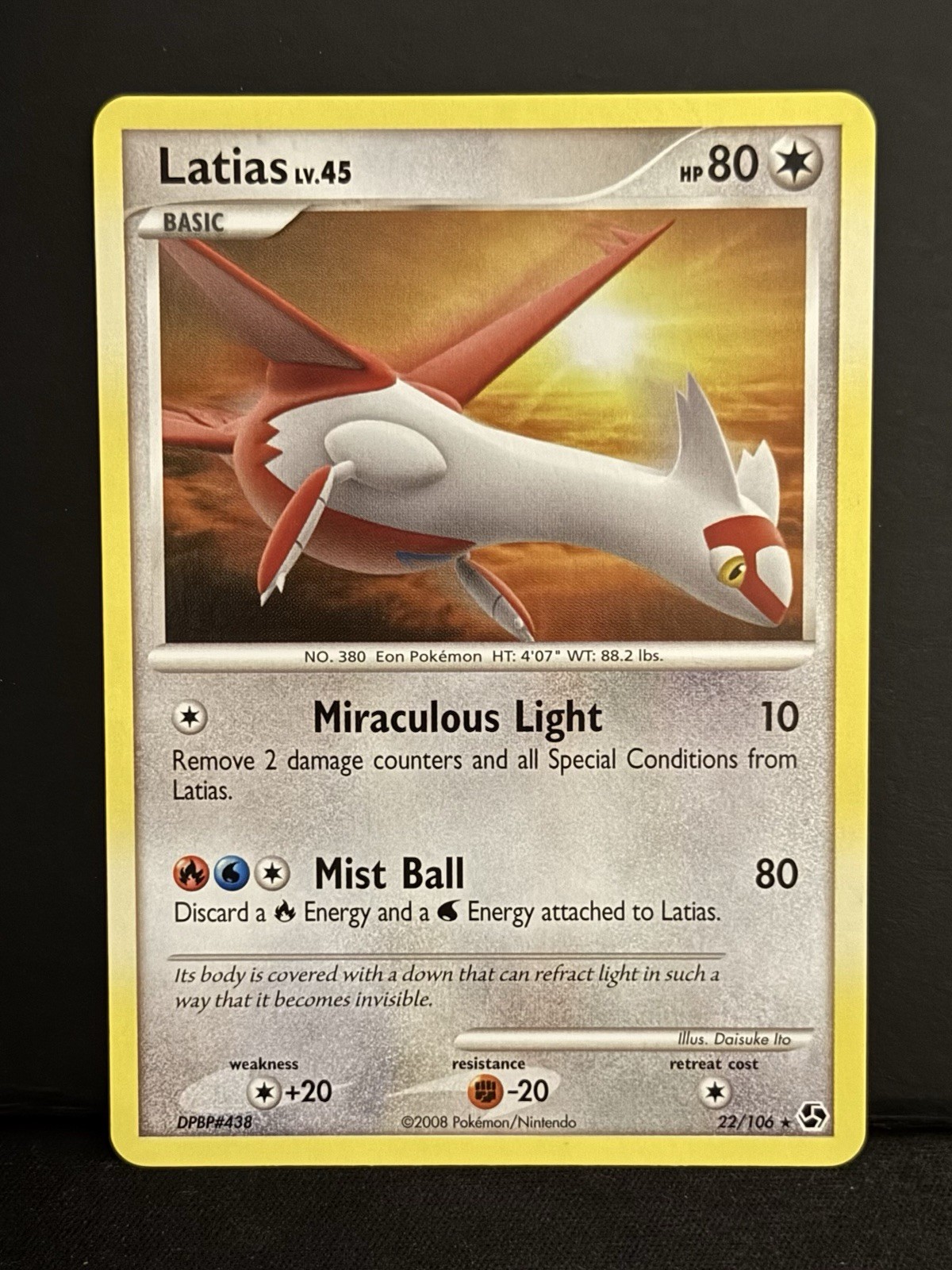 Latias 22/106 - Pokemon Great Encounters - NM/LP