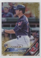 2016 Topps Chrome Gold Refractor 23/50 Tyler Naquin #14 3y0