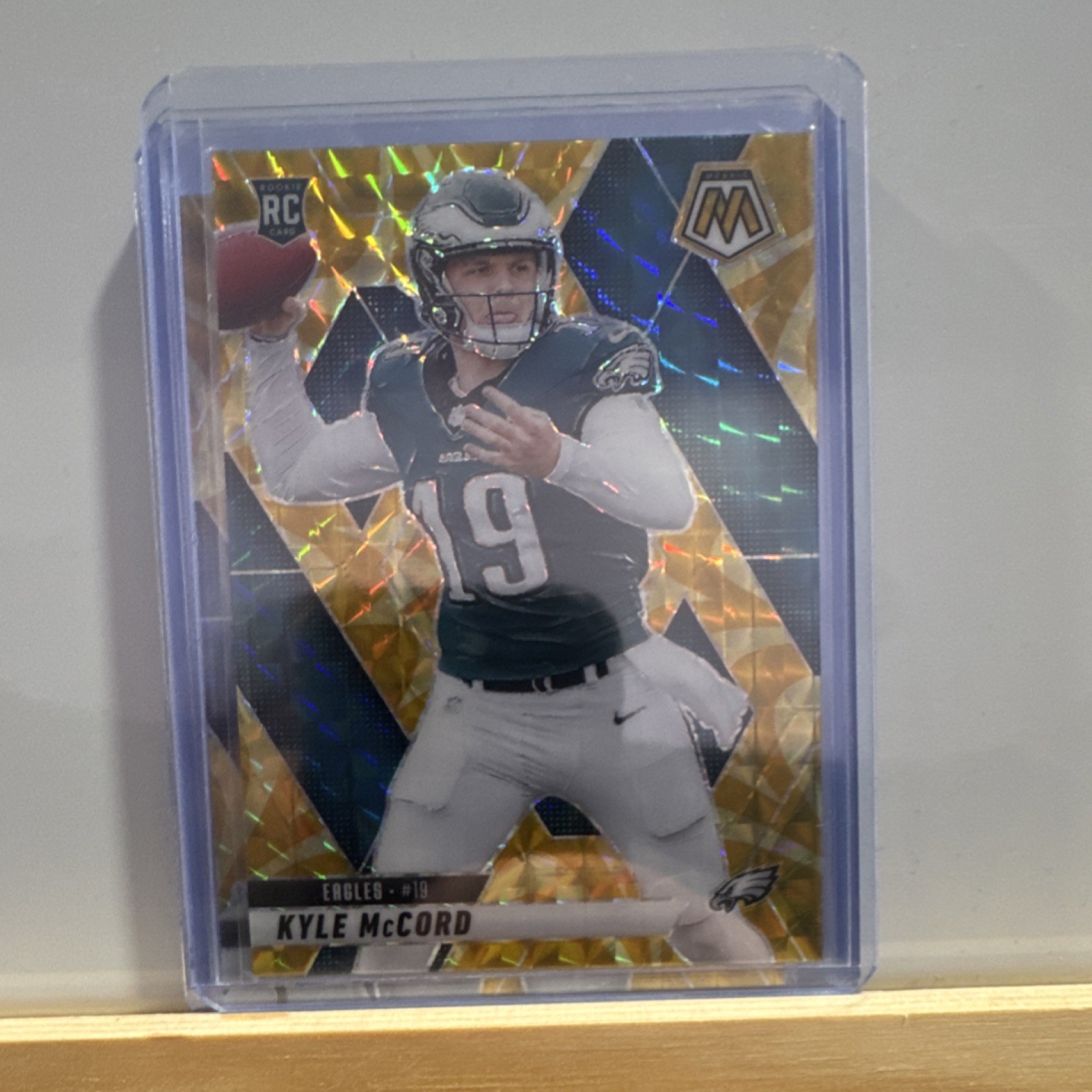 2025 Panini Mosaic Rookie Mosaic Parallel Kyle McCord #352 Eagles NFL Card