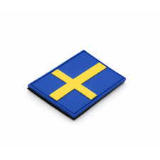 Schweden Flagge Rubber Patch (farbig) 8 x 5 cm - F&uuml;r Uniformen, Schutzweste, etc