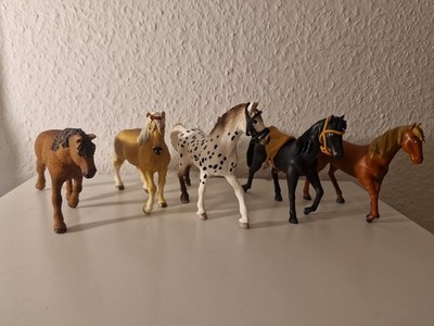 5 Pferde 3x Schleich 2x Kiddinx Bibi & Tina Top Zustand
