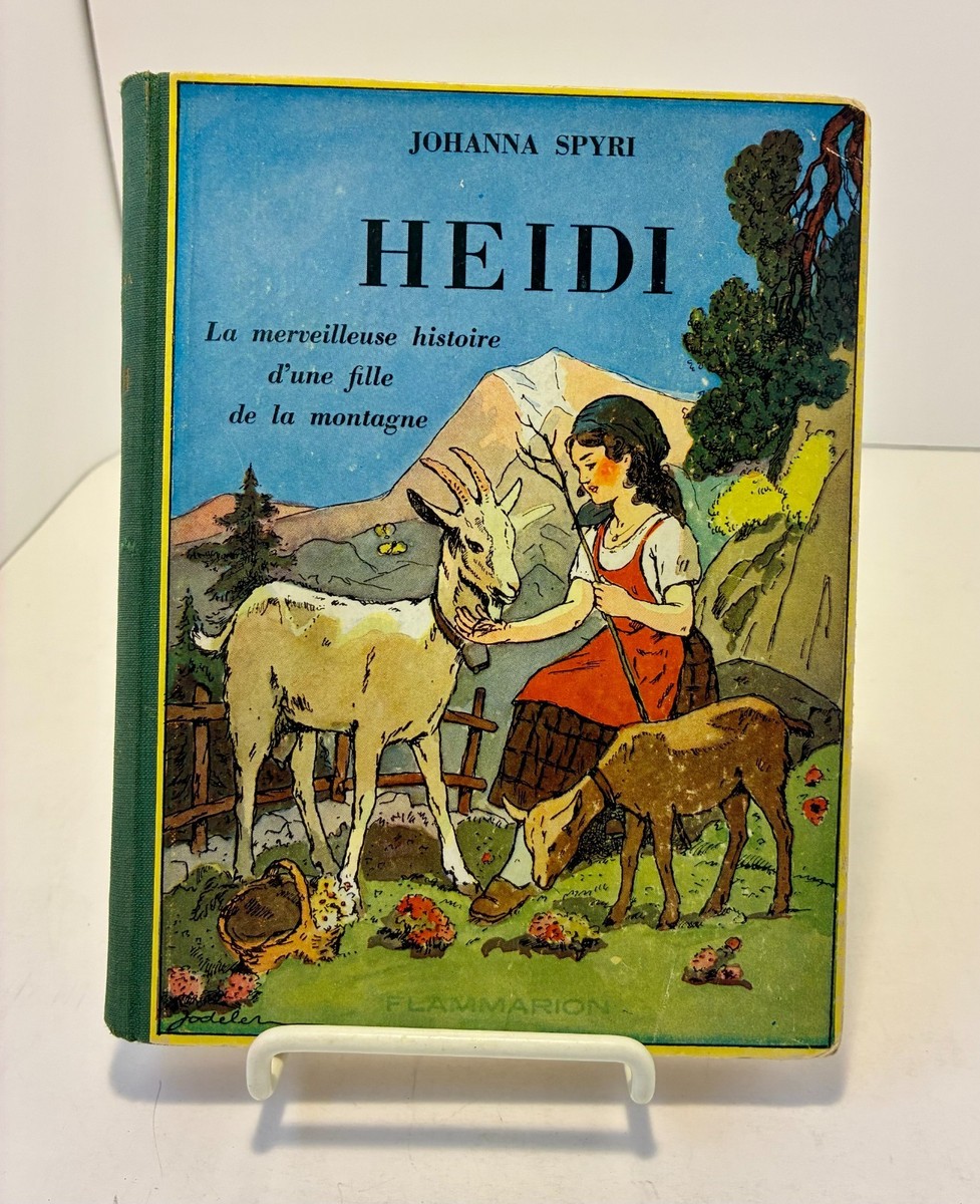 Vintage French edition of Heidi by Swiss author Johanna Spyri