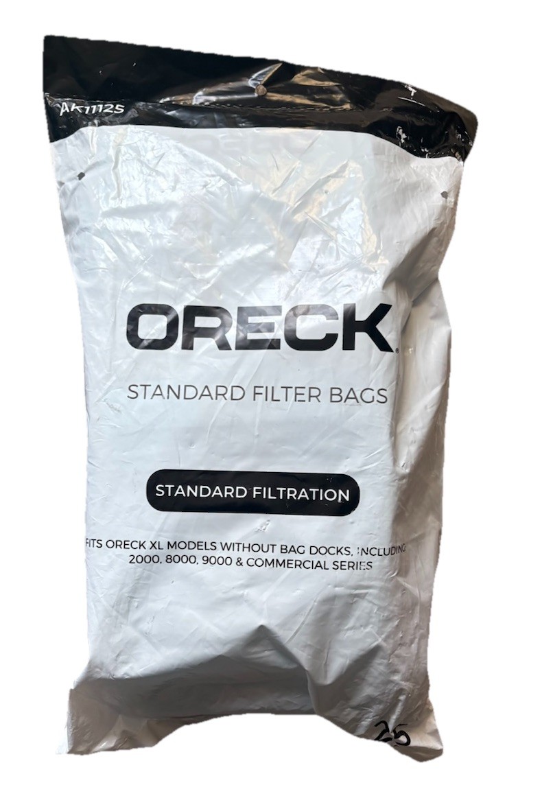 Oreck XL/ XL21 Vaccum Bags 25 Pack AK11125 Compatible Replacement