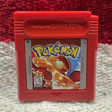 Pokemon Red Version Nintendo Game Boy 1999 DMG-APAE-USA Cart Only Authentic