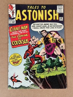 Tales to Astonish #58 (Marvel Comics August 1964) The Coming of Colossus