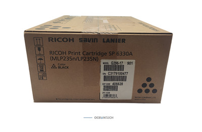 Ricoh Black Toner Cartridge SP 6330A for MLP235 / LP235N G296-17
