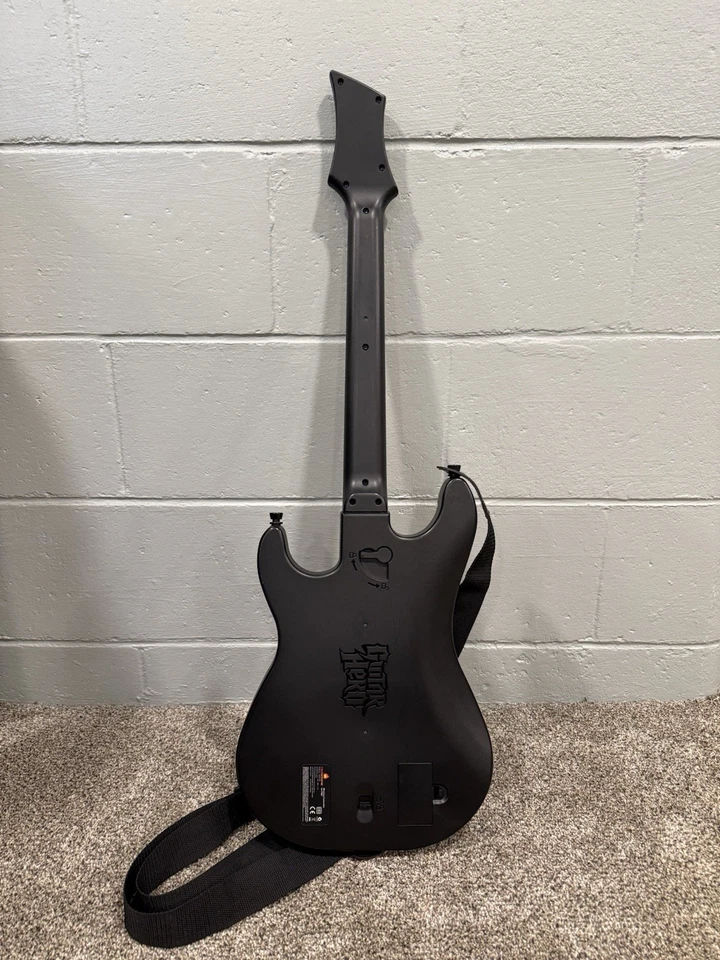 PS2 Guitar Hero Sunburst Wireless Controller Guitar World Tour Edition + Game  - Image 3 of 4