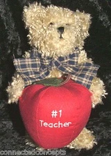 Boyds Bears School Dayz Plush - Bestest Teacher (2005 RETIRED) NEW! 