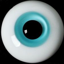 Nice 20mm Flatback Light Blue Glass BJD Eyes for Reborn/Newborn Volks Doll