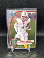2024 Bowman Chrome U Football 1st Bowman Samuel Brown #159
