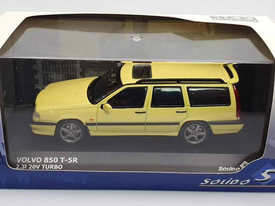 Volvo 850 T-SR Solido 1/43 Giallo - Immagine 2 di 2