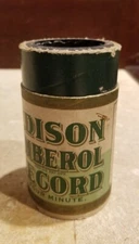 Edison amberol cylinder records