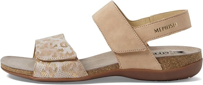 Mephisto Women's Agave Sand Velcalf Sandal, Size 40