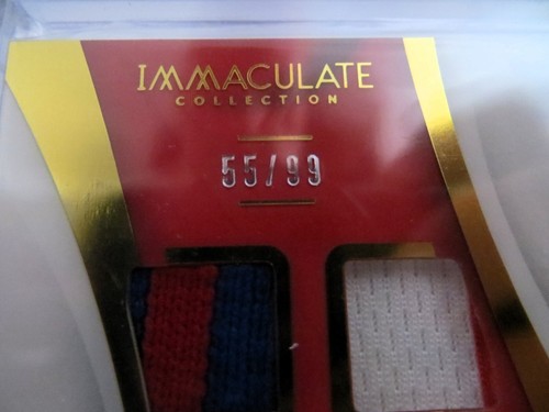 2017 IMMACULATE COLLECTION IMMACULATE MATERIAL PATCH JERSEY ROMAN QUINN 55/99 - Picture 3 of 3