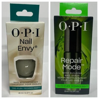 OPI Nail Envy Original Envy Strengthener Tri-Flex Formula 15ml & Repair Mode DUO