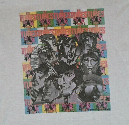 THE TUBES concert tour punk rock tee t-shirt L/X 1970s vintage concert t-shirt, vintage, size XL, single stitch, B+ condition