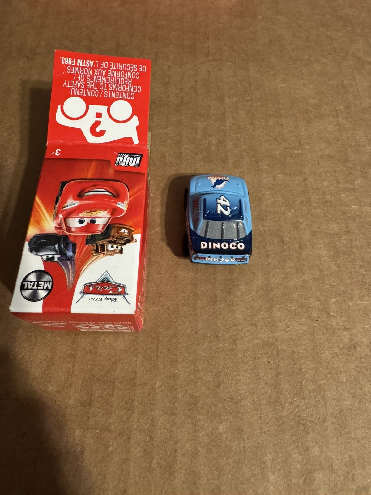 2021 Disney Pixar Cars Mini Racers CAL WEATHERS Dinoco New Sealed ...