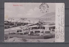 CHILE, TOCOPILLA, BAHIA, 1907 ppc. Tocopilla to GB, stamps removed.
