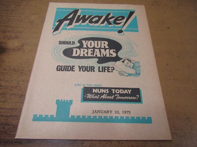 Awake Mag Awake Magazine Watchtower 1975 January 22 | eBay