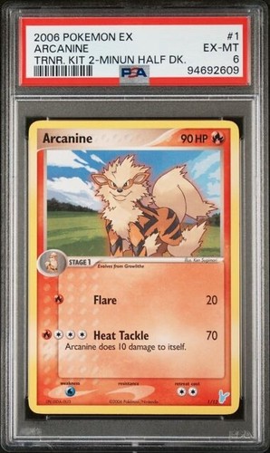 Arcanine graded PSA 6 for sale on eBay