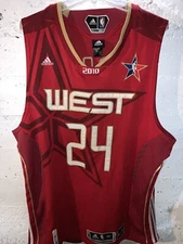 NBA JERSEY 2010 ALL STAR GAME KOBE BRYANT ADIDAS SWINGMAN SIZE XL LAKERS RED
