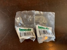 CABINET KNOBS Modern Standards Round 1.5" Chrome Concave Lot x2pks Laurey 26259