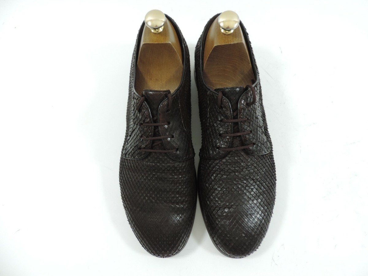 Paul Smith Elegant Brown Leather Men\'s Shoes - leather but looks like snake skin Men main image 2