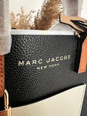 Marc Jacobs Mini Grind Coated Leather Tote Smoke Shoulder Marc Jacobs Mini Grind Coated Leather Tote Smoke Shoulder