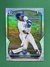 2023 Bowman - JUAN OLMOS - 1ST BOWMAN - CHROME PROSPECTS - LUNAR GLOW - #BCP-136