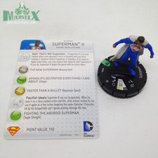 Heroclix Superman / Wonder Woman set Superman II 019a Uncommon figure w/card 